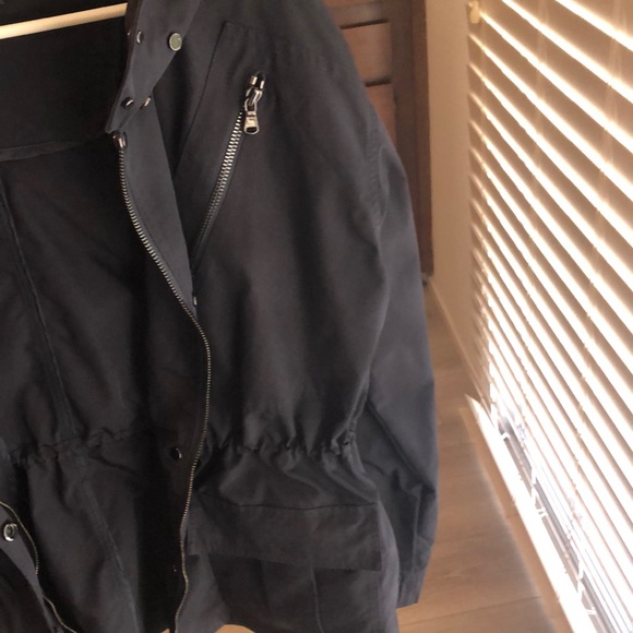 J Brand waterproof windbreaker in navy blue - Picture 5 of 6